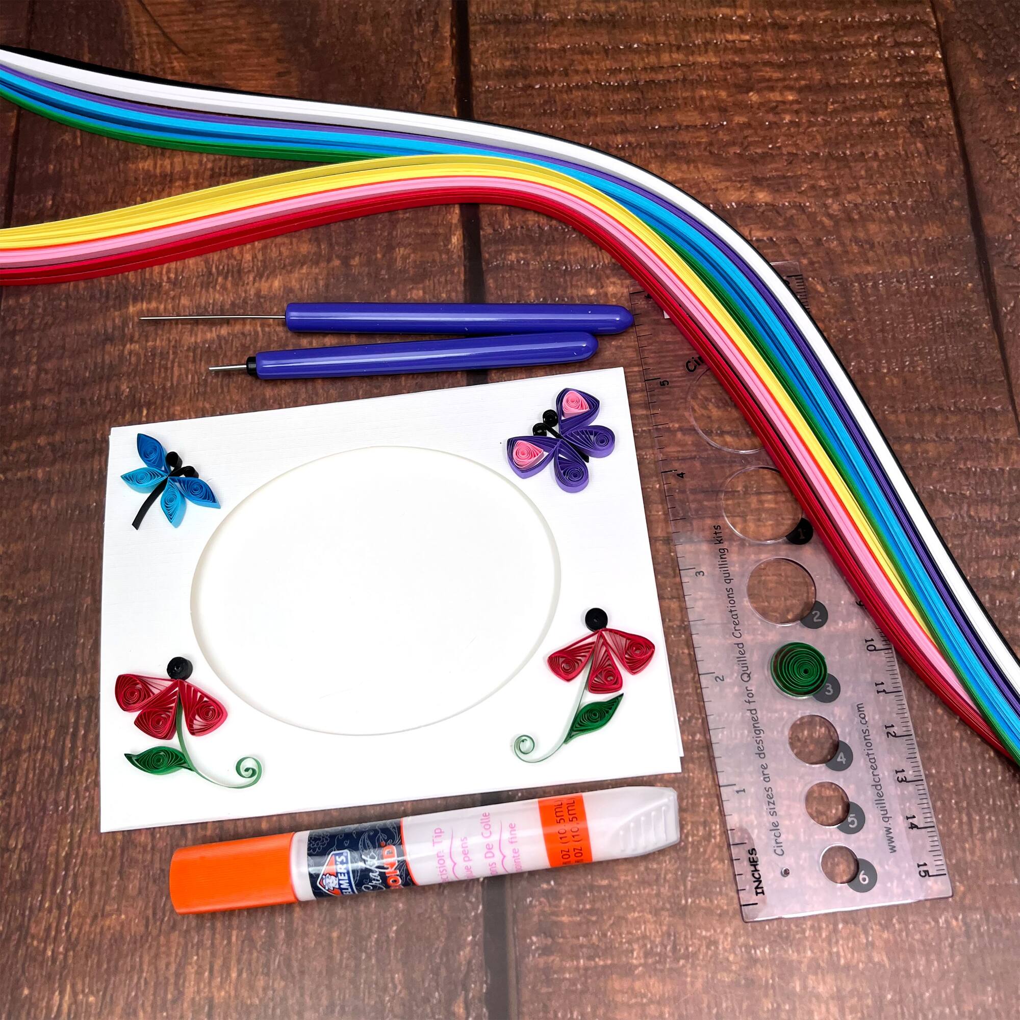 6 Pack: Quilled Creations™ Beginner Quilling Kit